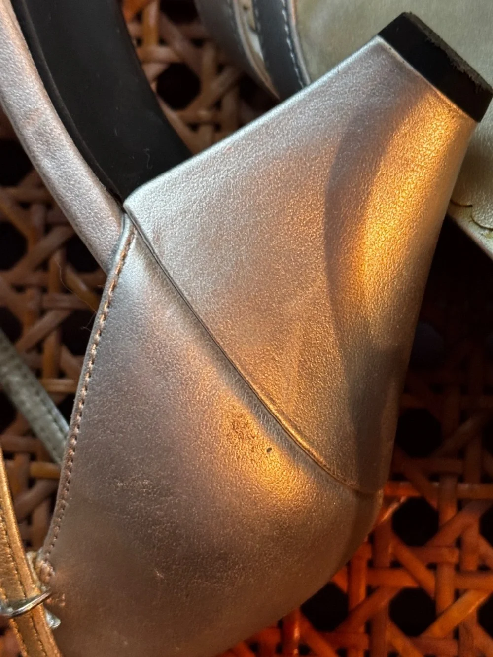 Silver Dance Heels. Classic. 7.5 M